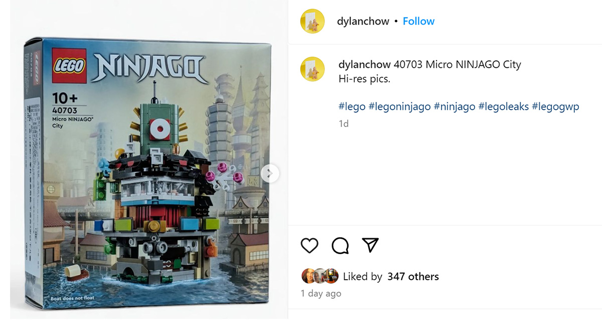 LEGO Ninjago GWP Leaked on Instagram iDisplayit